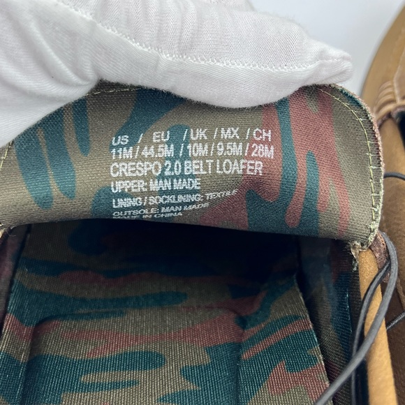 REACTION KENNETH COLE BROWN MENS LOAFERS, MAN MADE MATERIAL, SIZE 11 - Picture 9 of 11